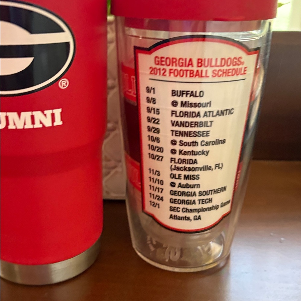 Georgia Bulldogs Alumni Red Tumbler Set, 2pc - Picture 2 of 2